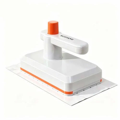 SOPAMI Handheld Mini Cleaning Mop - No-Touch Disposable Wipe System, with 10 Microfiber Pads, Multi-Surface Cleaner for Kitchen Counters, Bathroom Sinks & Living Room Messes